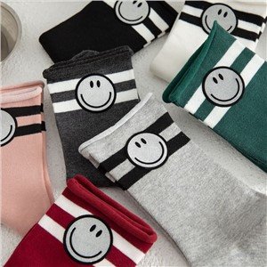 Design Own Socks Printed Logo Colorful