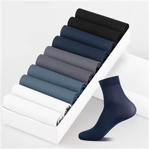 Hot Sale Sheer Socks Men Silk For Summer