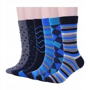 Striped Pattern Men Fashion Dress Socks