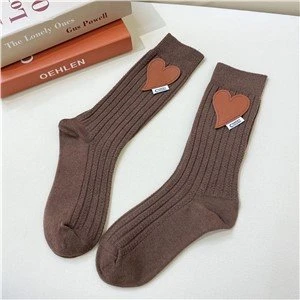 Fashion Heart Women Crew Socks
